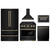 ZLINE 5-Piece Appliance Package - 30-Inch Paramount Dual Fuel Range, Wall Mount Range Hood, 36-Inch French Door Refrigerator, Dishwasher, and 24-Inch Microwave Drawer in Black Stainless Steel with Champagne Bronze Accents