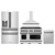 ZLINE 4-Piece Appliance Package - 48-Inch Paramount Autograph Gas Range, Wall Mount Range Hood, 36-Inch French Door Refrigerator with Water Dispenser, Dishwasher, in Stainless Steel with Matte Black Accents ZLINE 4-Piece Appliance Package - 48-Inch Paramount Autograph Gas Range, Wall Mount Range Hood, 36-Inch French Door Refrigerator with Water Dispenser, Dishwasher, in Stainless Steel with Matte Black Accents