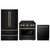 ZLINE 3-Piece Appliance Package - 30-Inch Paramount Gas Range, 36-Inch French Door Refrigerator, Dishwasher, in Black Stainless Steel with Champagne Bronze Accents ZLINE 3-Piece Appliance Package - 30-Inch Paramount Gas Range, 36-Inch French Door Refrigerator, Dishwasher, in Black Stainless Steel with Champagne Bronze Accents