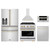 ZLINE 5-Piece Appliance Package - 30-Inch Paramount Dual Fuel Range, Wall Mount Range Hood, 36-Inch French Door Refrigerator with Water Dispenser, Dishwasher, and 30-Inch Microwave Drawer in Stainless Steel with Gold Accents ZLINE 5-Piece Appliance Package - 30-Inch Paramount Dual Fuel Range, Wall Mount Range Hood, 36-Inch French Door Refrigerator with Water Dispenser, Dishwasher, and 30-Inch Microwave Drawer in Stainless Steel with Gold Accents