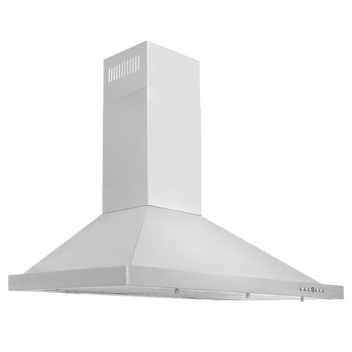 ZLINE 2-Piece Appliance Package - 30-inch Dual Fuel Range in Stainless Steel with Satin Stainless Steel Door and Convertible Wall Mount Hood in Stainless Steel (2KP-RASNRH30)