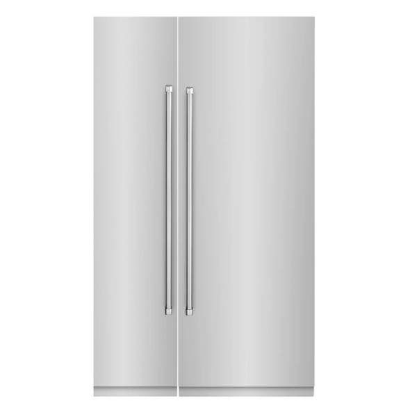 ZLINE 48-Inch Column 16.7 Cu. Ft. Refrigerator and 8.6 Cu. Ft. Freezer in Stainless Steel