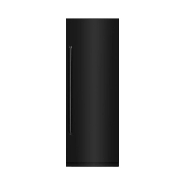 ZLINE 48-Inch Column 16.7 Cu. Ft. Refrigerator and 8.6 Cu. Ft. Freezer in Black Stainless Steel