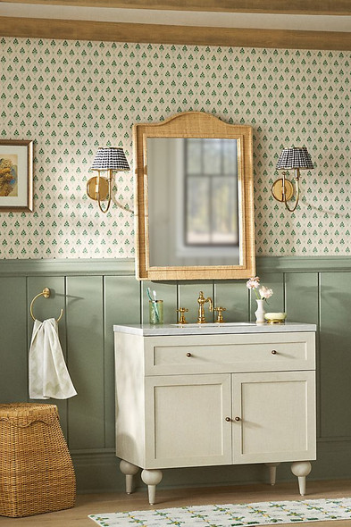 Fern Marble-Top Single Bathroom Vanity