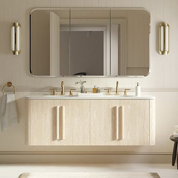 Isley Double Floating Bathroom Vanity (60")