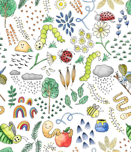 Marmalade Lion - Little Creatures Cot Sheet Marmalade Lion - Little Creatures Cot Sheet