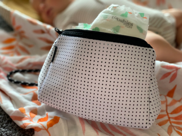 nappy clutch bag