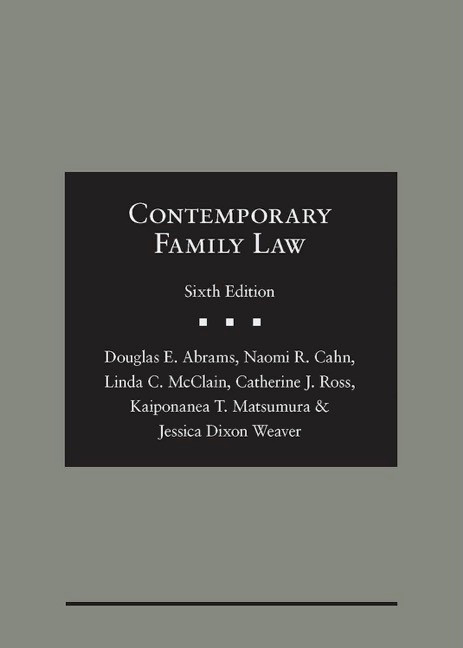 Contemporary Family Law 6th Edition PDF