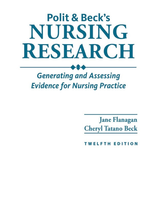 Polit & Beck's Nursing Research 12th Edition PDF