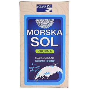Sea Salt Coarse Solana Pag 1kg Sea Salt Coarse Solana Pag 1kg