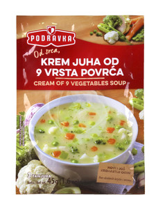 Cream of 9 Vegetable Soup Cream of 9 Vegetable Soup