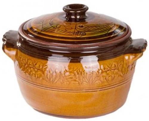 Clay Cooking Pot Royal Brown 8L