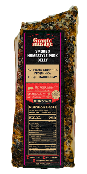 Pork Belly Homestyle Grante