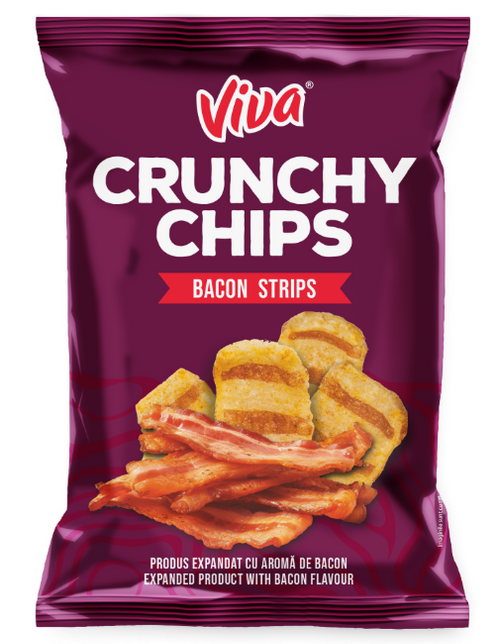 Chips Bacon Crunchy Viva 80g