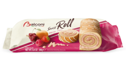 Balconi Fruit Filled Roll  250g