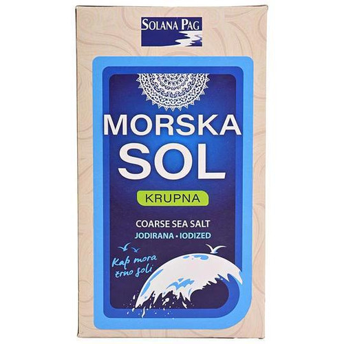 Sea Salt Coarse Solana Pag 1kg