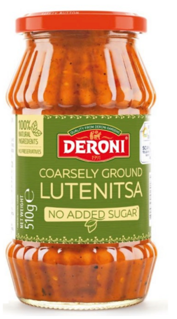 Coarsley Ground Lutenitsa No Sugar Added Deroni 510g