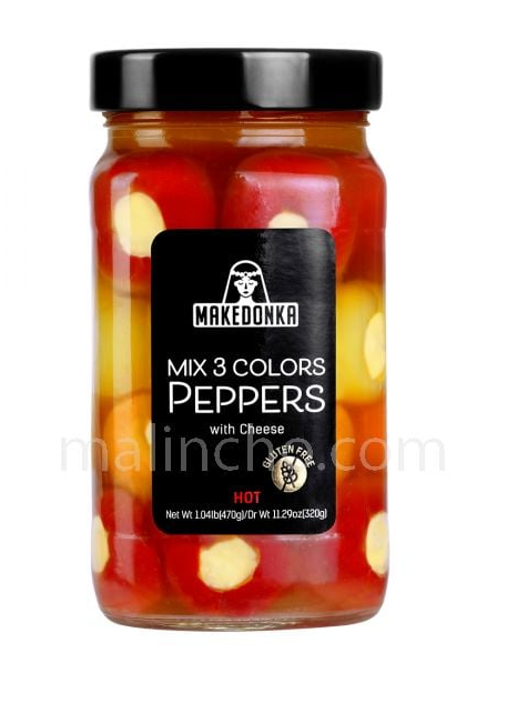 Peppers with Cheese Makedonka 470g