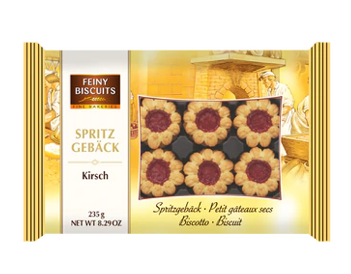 Crispy Biscuits w/ Cherry Filling
