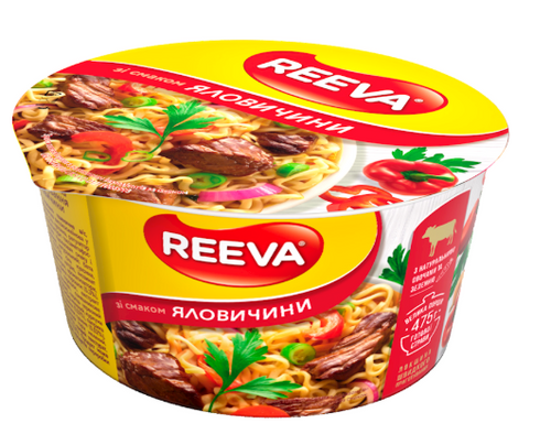 Reeva Instant Noodles with Beef 75g
