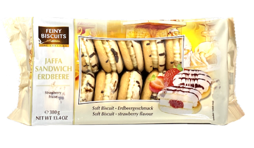 Sandwich cookies Strawberries 380g