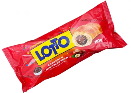 Lotto Croissant Cocoa and Hazelnut 110g