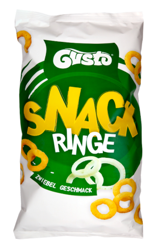 Gusto Snack Rings Onion 80g