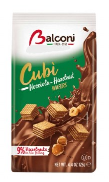 Cubi Wafer Hazelnut 125g