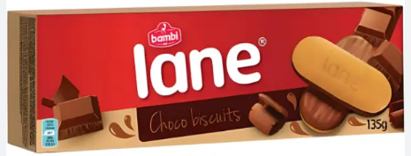 Bambi Lane Choco Biscuit 135g