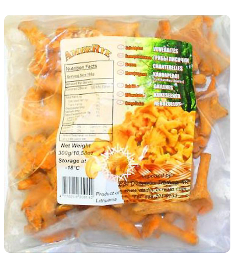 Frozen Chanterelles 300g