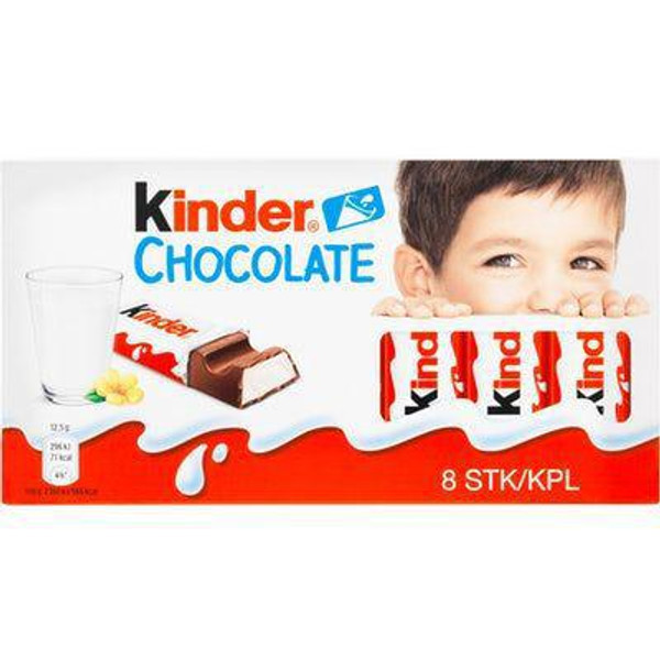 Kinder Chocolate 100g 8pc