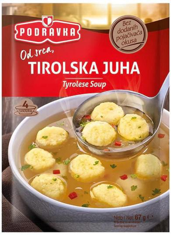 Tyrolean Soup w/semolina Dumplings
