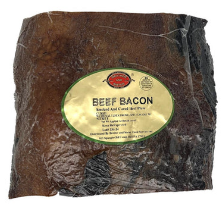 Beef Bacon B&S /Lb.