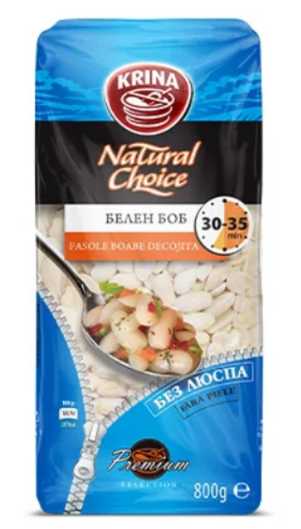 Beans No Shell Krina 800g