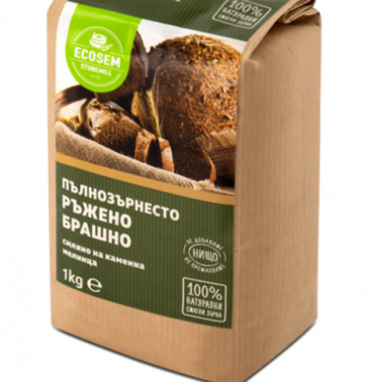 Rye Flour Natural Ecosem 1kg
