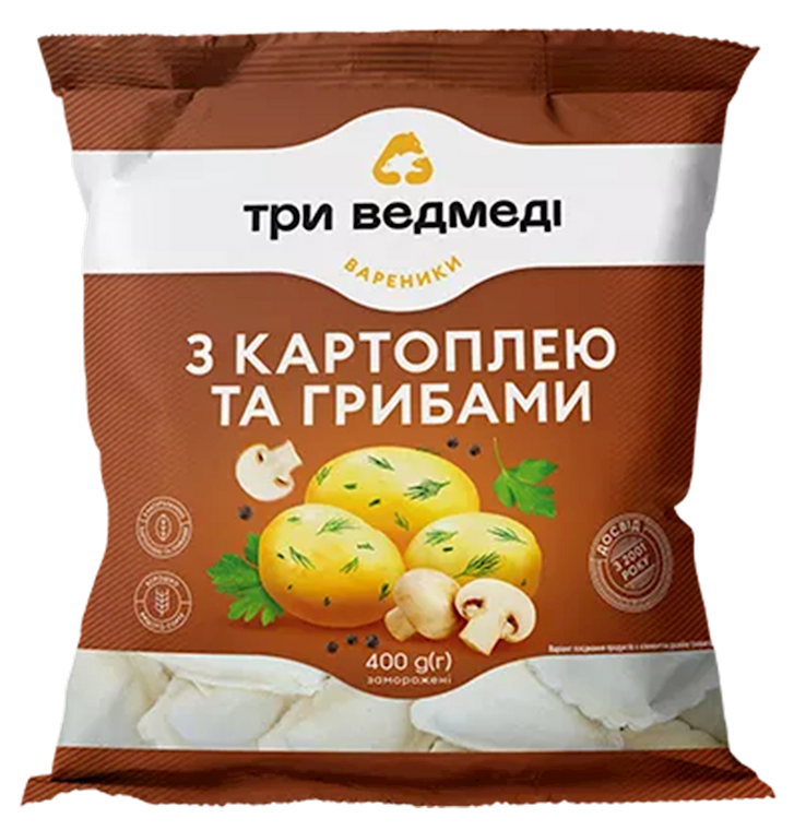 Varenyky Dumplings with Potato & Mushrooms