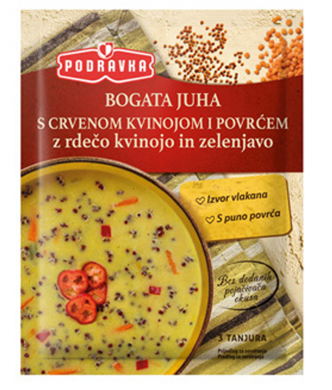 Podravka Bogata Juha Quinoa and Vegetable Soup 70g