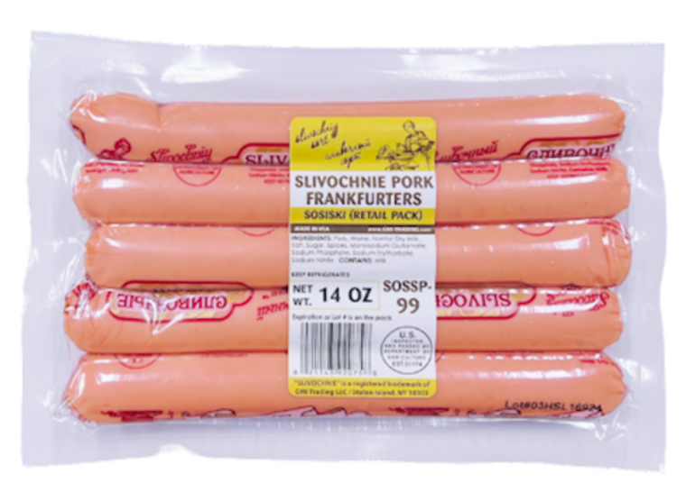 Frankfurters Pork Sosiski