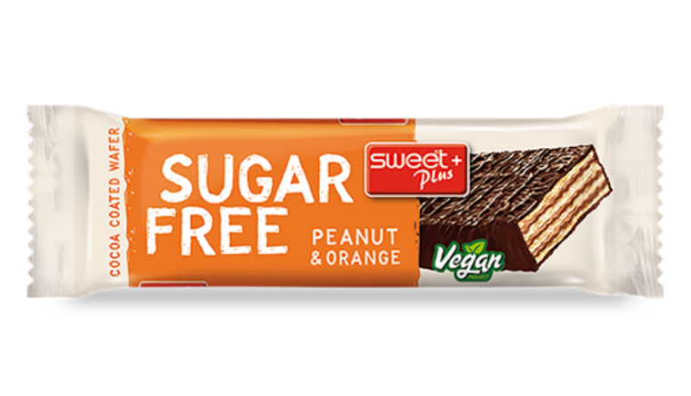 Sugar Free Wafer w/ Peanuts & Orange