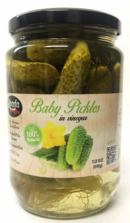 Baby Pickles in Vinegar Livada