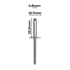 Chrysler/GM Specialty Rivet - CC32118