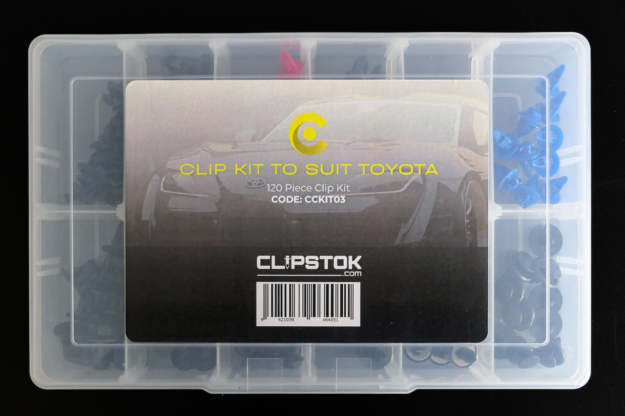 Toyota Automotive Clip Kit – 120 Pieces | Clipstok