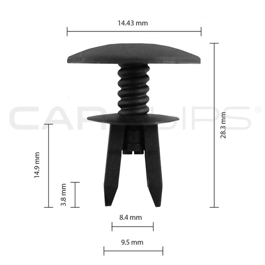Skoda/VW Car Clip - CC10925 Skoda/VW Car Clip - CC10925