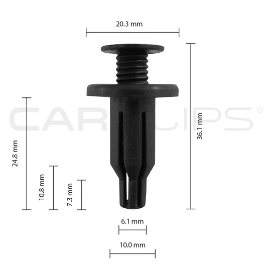 Honda Bumper Retainer Clip