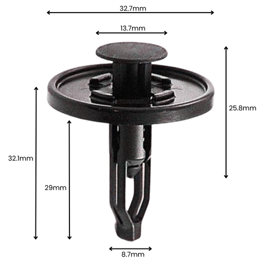 CCB76 - Car clip to fit Toyota