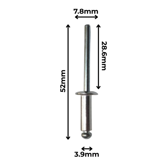 Carclips AS510 Truss Head Rivet 5/32"