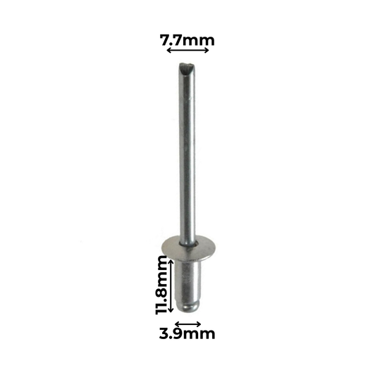 Carclips AS53 Dome Head Rivet 5/32"