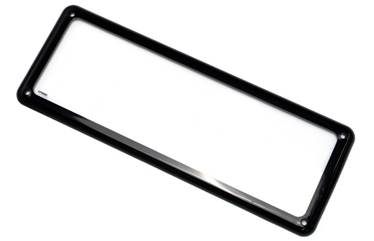 NSW large standard number plate cover set of 2 clear protective covers for 372 x 107 mm Australian car plates front and rear.