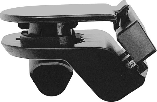 Toyota fender liner and bumper retainer clip with locking pin (OEM 47749-33030 / 53879-33030), black plastic push-type fastener for wheel arch and splash shield mounting