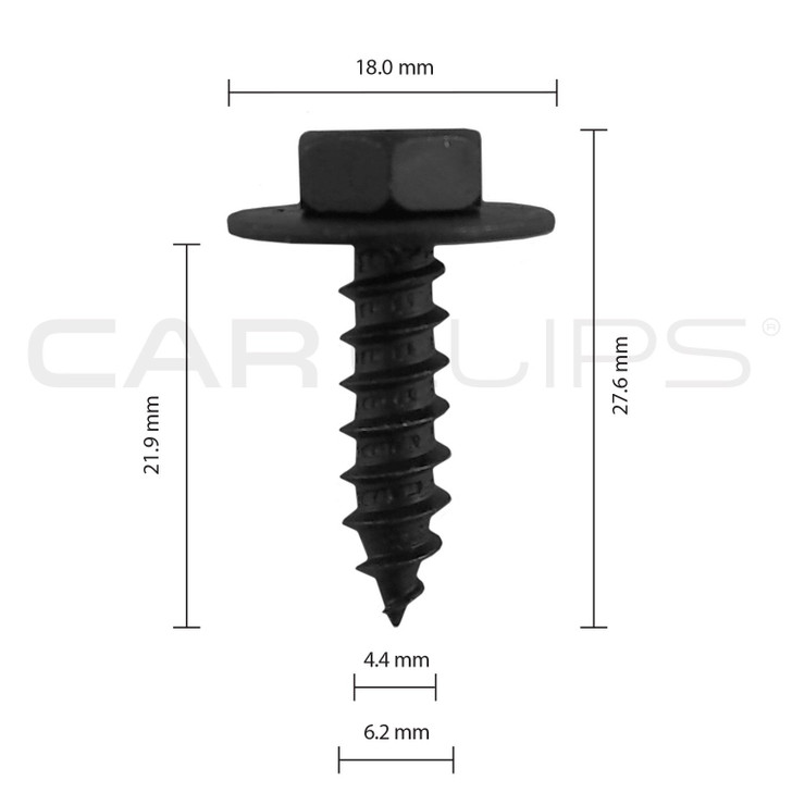 Toyota Fender Liner Screw